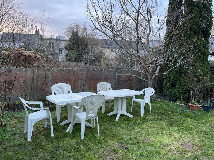 Maison Spacieuse Avec Jardin Et Salle De Sport 圣布里厄 外观 照片